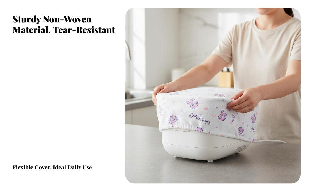 50 Pieces Dust Cover Dust Resistant Non-Woven Material Cover Thickened Material Elastic Appliance Protector for Homemakers, Pantry, Moving, Travel