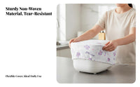 50 Pieces Dust Cover Dust Resistant Non-Woven Material Cover Thickened Material Elastic Appliance Protector for Homemakers, Pantry, Moving, Travel