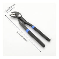 Quick-Adjust Plumbing Pliers with Push Button Adjustment Adjustable Plumbing Pliers Heavy-Duty Tools Soft Grip for Plumbers, DIYers, Plumbing, Pipe Repair