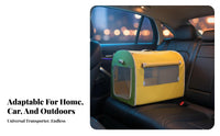 chewResistant Foldable Car Seat Box for Dogs Breathable Mesh openings Hanging Pet Car Seat Safe and Secure Travel Accessory Adjustable Straps for Small Dog Owners, highway journeys, escapeings, rescapeine Commutes, Vehicle Interior