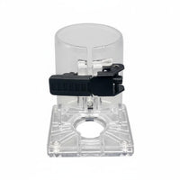 Long-Lasting Transparent Trimmer Base Sturdy Construction Transparent Router Base Milling Support for Woodworking, Workshop