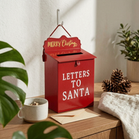 Christmas Wall Mailbox Indoor or Outdoor Christmas Mailbox North Pole Post Holiday Decor