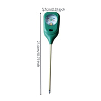 Battery-Battery-Not-Required 3-in-1 Soil Moisture Meter Easy to Use Soil Moisture Meter Plug and Read Instrument Handheld for Gardeners, Plant Lovers, Garden, Flower Pots, Greenhouse
