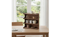 Mug Storage Shelf Countertop Cup Storage Rack Desktop Cup Rack for Collectors
