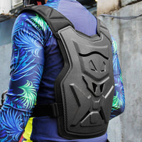Motocross Chest and Back Protector Impact Resistant Motocross Vest Customizable Fit Motorcycle Vest For