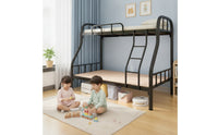 Bunk Bed Frame Space-Saving Bunk Bed Metal Furniture for Kids, Students, Shared Bedroom, Dorm Room