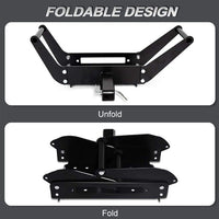 Quick-Connect Trailer Receiver Winch Mount, Tool-Free, Anti-Theft, Off-Road Recovery