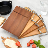 Multi-Functional Wooden Cheese Cutter Food Grade Material Cheese Cutter Board Easy to Clean Kitchen Utensil Sturdy Hardware for Hosts, Home Entertaining, Parties