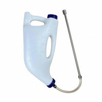 Calf Drenching Bottle Veterinary Calf Tube Feeder Oral Drenching Bottle Integrated Handle Translucent Plastic