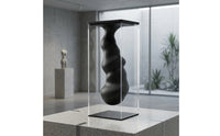 Abstract Tabletop Vase Centerpiece Sculptural Home Decor Clear Acrylic Vase Ornament for Desktop, Living Room