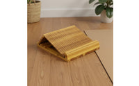 Multi-Functional Foldable Leg Stretcher Natural Wood Construction Adjustable Incline Board Fitness Equipment for Office
