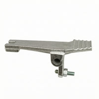 Replacement Foot Pedal Plate Metal Lever Plate with Bolt Hydraulic Control Pedal Lever Non-Slip for Maintenance Technicians
