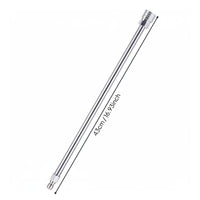 2 Pieces 4000 PSI Rated 1/4 Inch Quick Connect Wand Anti-Rust Pressure Washer Extension Wand Cleaning Tool Accessory