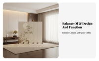 New Chinese Design 6-Panel Folding Screen Ink Wash Painting Design 6-Panel Landscape Partition Foldable Room Divider Movable for Interior Designers, Restaurant Owners, Entrance Hall, Bedroom, Tea House, Studio Apartment