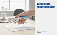 Mini Stapler, Compact, Multi-Functional, Ergonomic, For Home & School