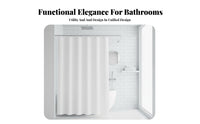 single-tone Color Shower Drape Waterproof Bathroom Curtain toolincludedcomplimentary Installation