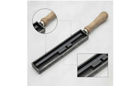 Ingot Mold with Wooden Handle Rectangular Metal Ingot Mold Heavy-Duty Compact for Metalsmiths, Jewelry Making, Foundry