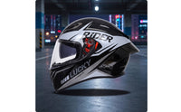 Complete Coverage Headgear | Washable Liner, Ventilated with Sun Visor, for Road Riding