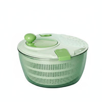 Quick Drying Stainless Steel Salad Drainer Single-Press Operation Manual Salad Drainer Lettuce Crisper Bowl