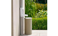 Rainwater Diverter with Outlet Spout Rectangular Downspout Diverter Hardware for Backyard