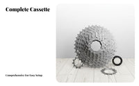 Mountain Bike Cassette Fluid Shifting Cassette-Type Freewheel Sprocket High Strength Steel Multi-Speed Cycle Cogs