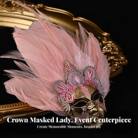 Masquerade Face Covering Brooch Vintage Design Carnival Face Covering Brooch Distinctive Design Artistic Face Pin for Women, Collectors, Themed Events