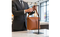 Handbag Display Stand Modern Minimalist Design Adjustable Handbag Stand Space-Saving Adjustable Purse Rack for Boutique Owners, Closet Organization
