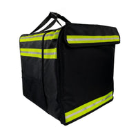 Expandable Food Delivery Backpack with Dividers Thermal Food Delivery Backpack with Reflective Strip Sturdy for Couriers