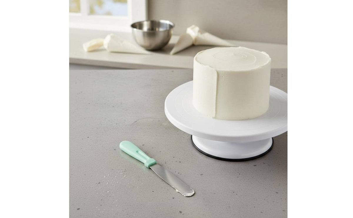 Food Grade Non-Slip Cake Decorating Turntable Effortless Rotation Cake Turntable Set DIY Frosting Tools Set Beginner Friendly for Beginners