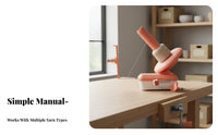 Quick Winding Large Yarn Winder Heavy-Duty Construction Manual Yarn Ball Winder Easy to Use Compact Storage for Home