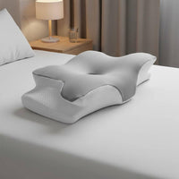 Supports Multiple Sleep Positions Butterfly Cervical Pillow Skin-Friendly Material Butterfly Shaped Neck Pillow Armrest Cutouts for Back Sleepers