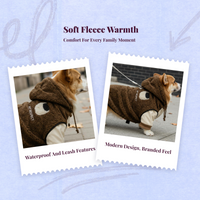 Dog Fleece Coat, Warm, Autumn Winter, Small to Large