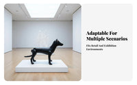 Lightweight Inflatable Dog Mannequin Reusable Dog Clothing Display Model Easy to Clean for Children, Product Photography