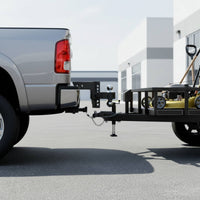 Adjustable Trailer Hitch Ball Mount 6-Inch Adjustable Hitch Lockable Adapter for Towing, Transporting