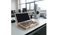 Accurate Gauge Block Set with Wooden Case Workshop-Grade Precision Gauge Block Set Rectangular Tooling Corrosion-Resistant for Inspection Rooms
