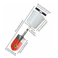 Manual Spreader Heavy Duty and Dispenser Large Capacity Dispensing Chamber Manual Planter Tool for Gardeners, Orchard, Farm