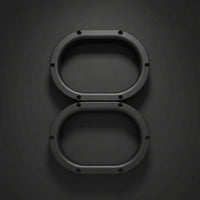 Heavy Duty Glove Port Rings Rigid Hardware Molded for DIYers, Dust Enclosures