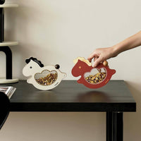 Desktop Rocking Horse Ornament Wealth-Attracting Wobble Horse Decoration Auspicious for Office