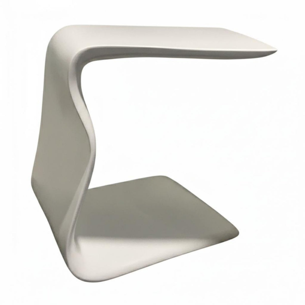 Nordic design C-Shaped Side Table Minimalist Design C-Shaped Couch Table Space-Saving Household Furniture multipurpose Use for Apartment Dwellers, Home Workers, Students, Living Room, Bedroom, Small Spaces, Balcony
