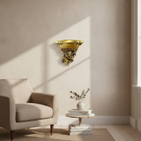 Wall-Attached Candle Holder with Display Shelf Sturdy Wall Sconce with Shelf Candle Sconce for Entryway