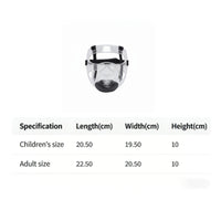 Thickened Material Taekwondo Face Mask Easy Installation Transparent Training Face Protector Anti-Strike Taekwondo Helmet Mask Breathable for Adults, Beginners