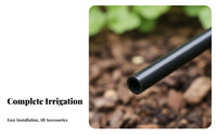 Adjustable Nozzles Misting Trickle Irrigation Kit Easy Installation Trickle Irrigation Kit Water Saving for Flower Bed, Balcony