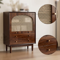 Storage Cabinet Vintagefloor Cabinet Cabinet Mid-Retro Modern Furniture for Living Room, Bedroom, Entryway