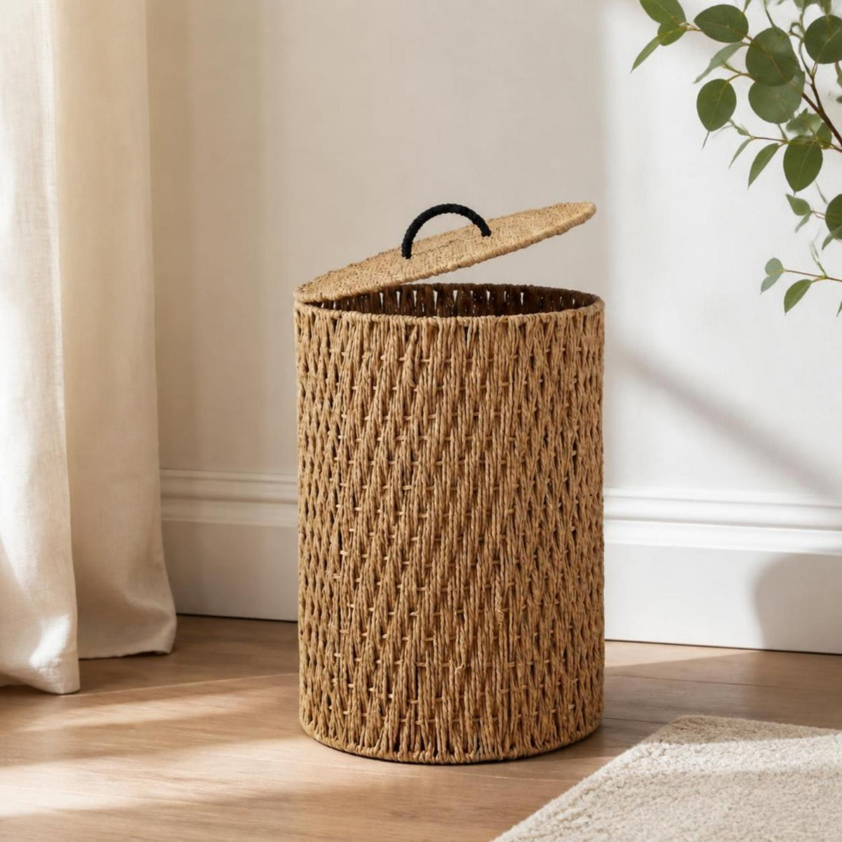 Laundry Hamper with Lid Lidded Laundry Basket with Lid Sturdy for Bedroom
