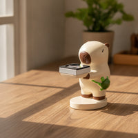 Cute Capybara Watch Stand Resin Smartwatch Charging Holder Sturdy Easy to Use for Bedside Table