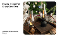 Flameless oil lantern Battery Operated Retro Night Light for gatherings Planners