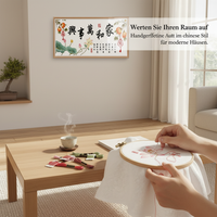 New 2026 Cross Stitch Kit - Fortune, Prosperity, Longevity, Harmony