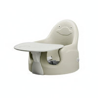 Spine Support Baby Learn-to-Sit Helper Ergonomic Design Multifunctional Baby Floor Seat Safety Belt Infant Feeding Chair with Tray Washable for Infants, Toddlers