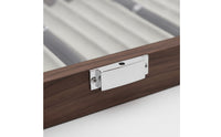 Wood Pen Box with Glass Lid Wooden Display Case Pen Display Box Organized for Office
