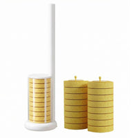 Toilet Brush with Refill Heads Ergonomic for Bathroom, Families